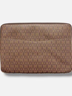 Wolf Men's Brown Signature 13" Laptop Travel Sleeve Case